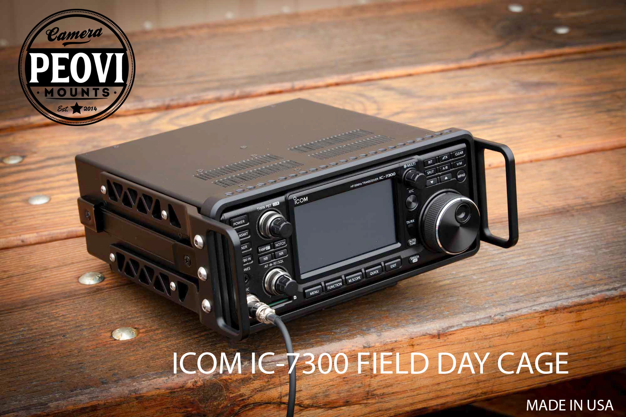 IC-7300 Field Cage