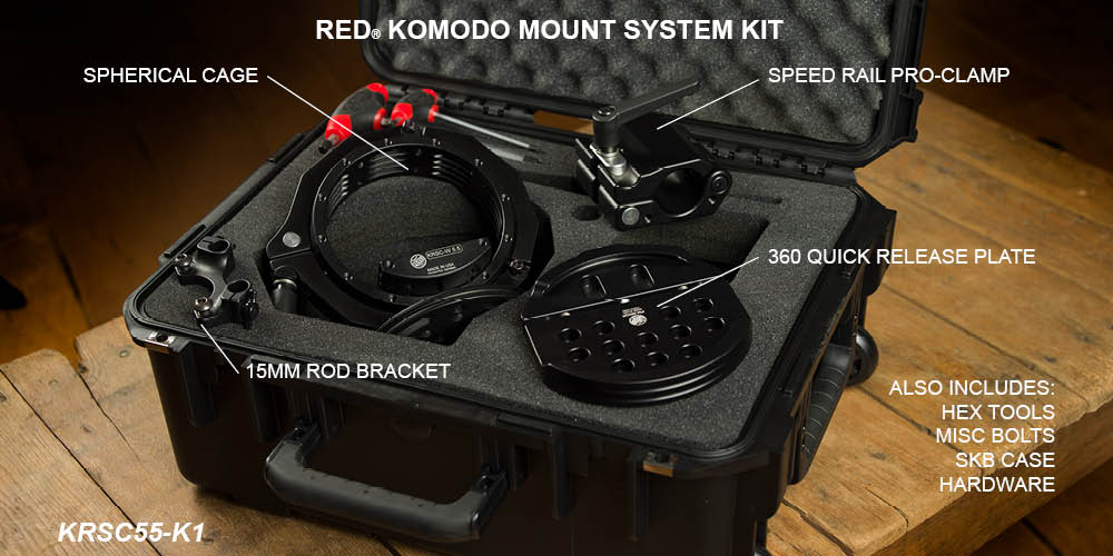 PMSC 5.5 RED® KOMODO CAMERA - MOUNT SYSTEM KIT