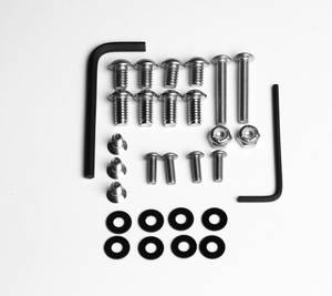 HARDWARE KIT SPARE / REPLACEMENT CLEAR STAINLESS FOR CARRY CAGE